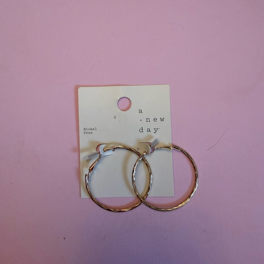 And1 Gold Hoop Earrings